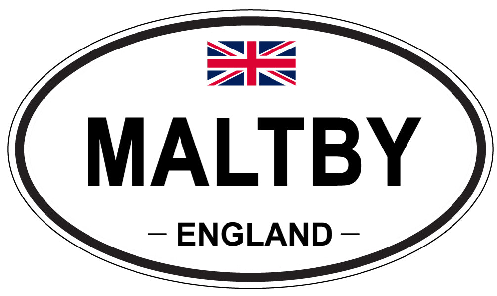 MALTBY, England - Oval Magnet
