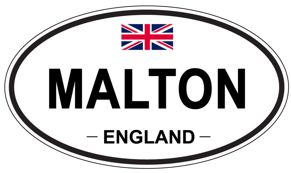 MALTON, England - Oval Magnet