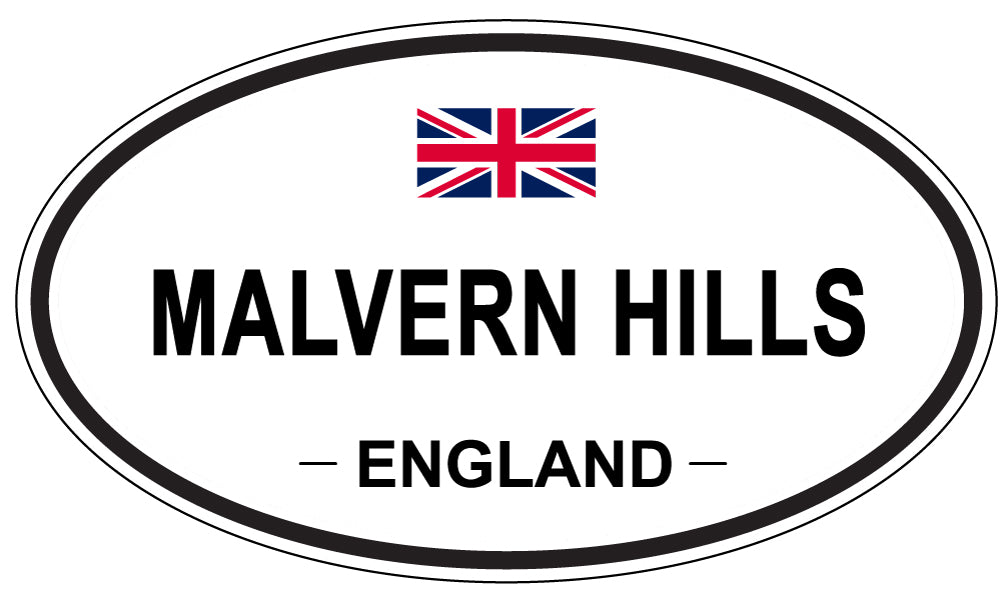 MALVERN HILLS, England - Oval Magnet