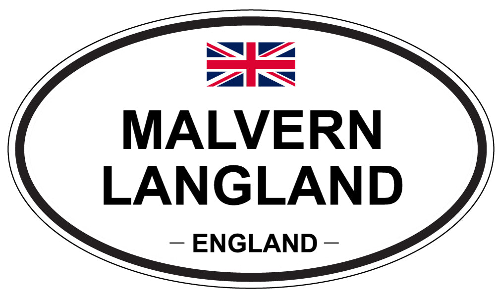 MALVERN LANGLAND, England - Oval Magnet