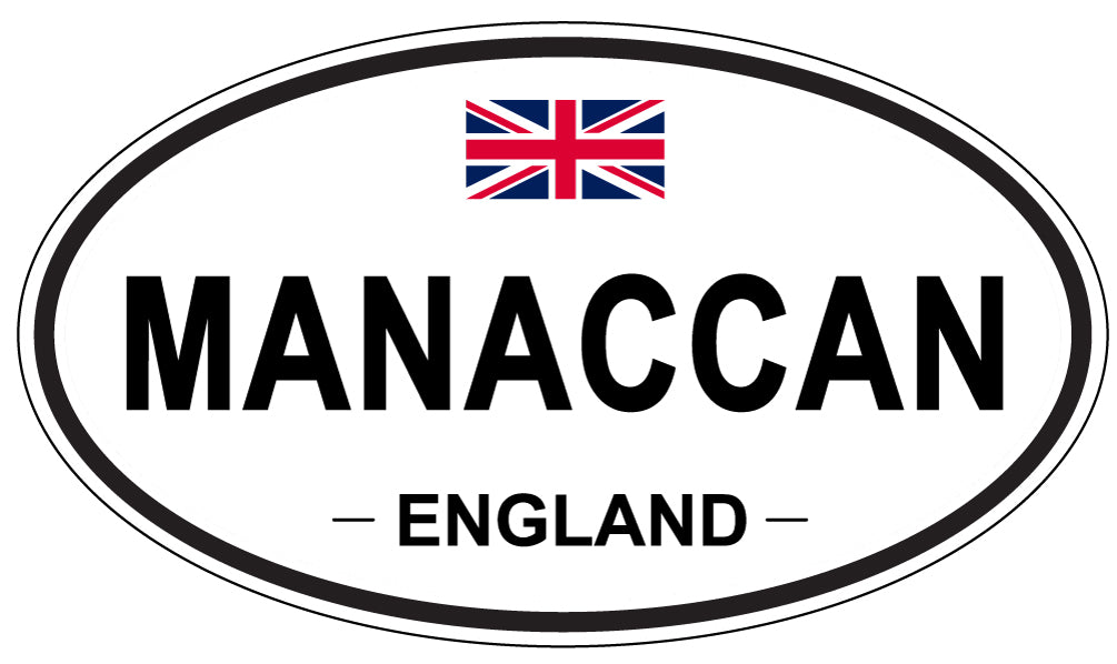 MANACCAN, England - Oval Magnet