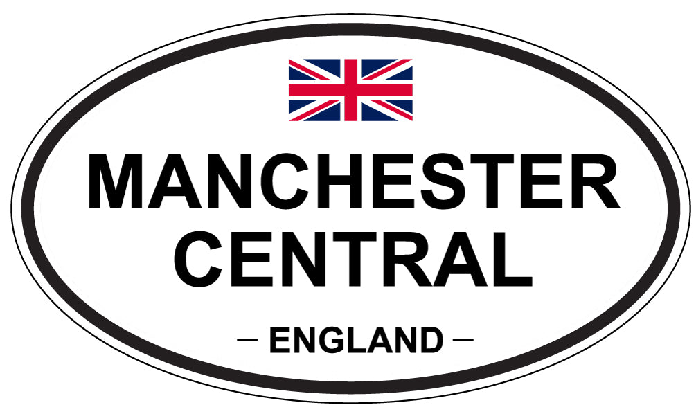 MANCHESTER CENTRAL, England - Oval Magnet