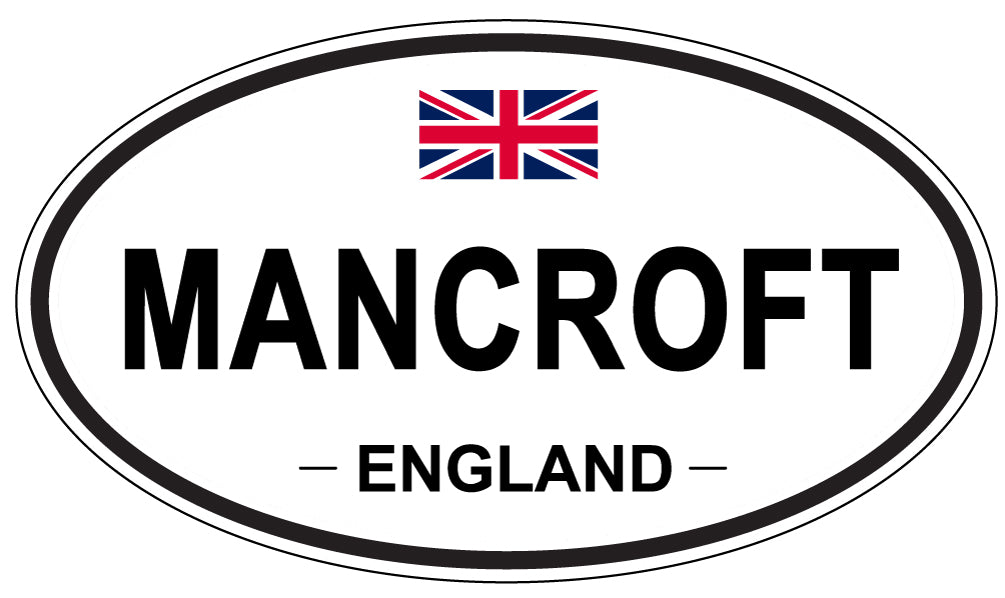 MANCROFT, England - Oval Magnet