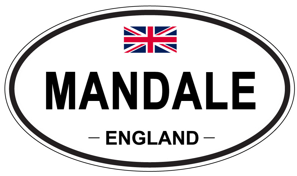 MANDALE, England - Oval Magnet