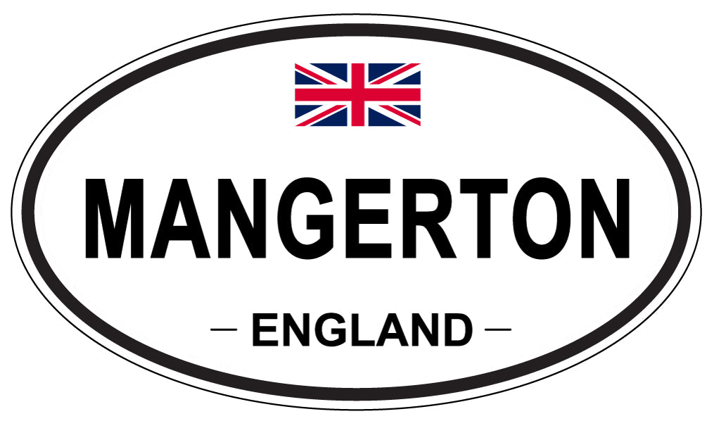 MANGERTON, England - Oval Magnet