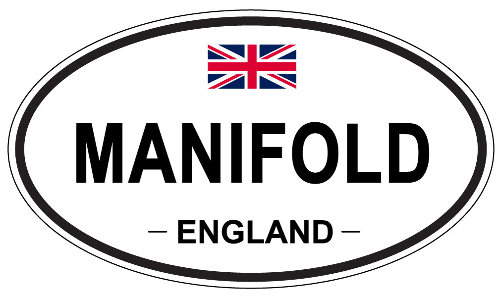 MANIFOLD, England - Oval Magnet