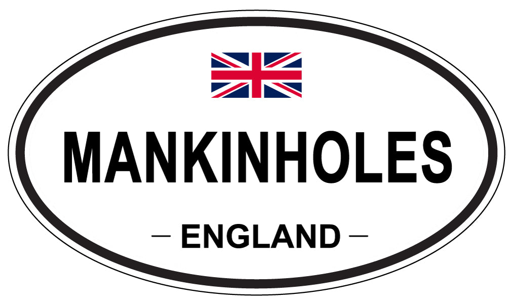 MANKINHOLES, England - Oval Magnet