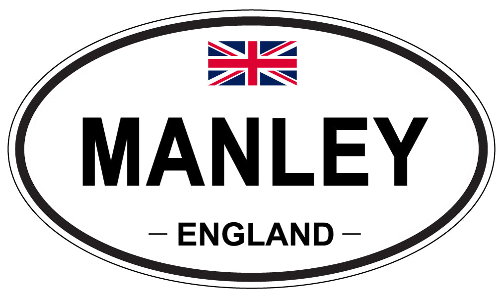 MANLEY, England - Oval Magnet