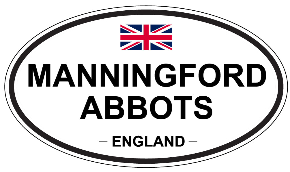 MANNINGFORD ABBOTS, England - Oval Magnet