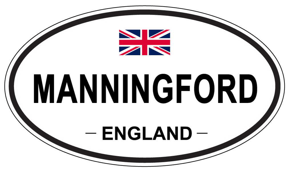 MANNINGFORD, England - Oval Magnet