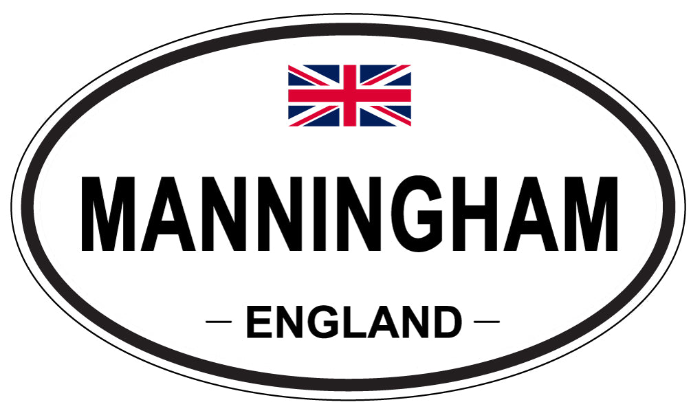 MANNINGHAM, England - Oval Magnet
