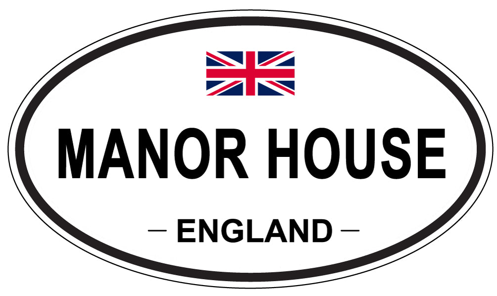 MANOR HOUSE, England - Oval Magnet