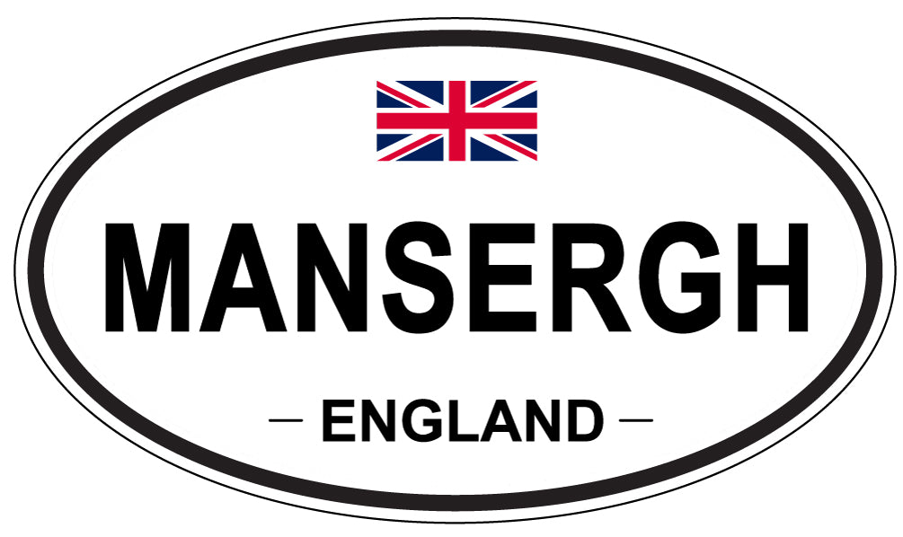MANSERGH, England - Oval Magnet