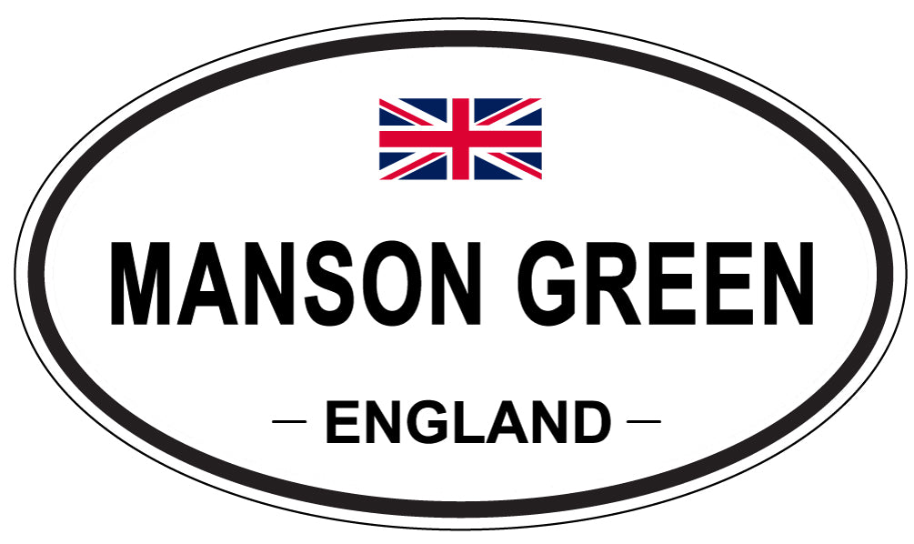 MANSON GREEN, England - Oval Magnet
