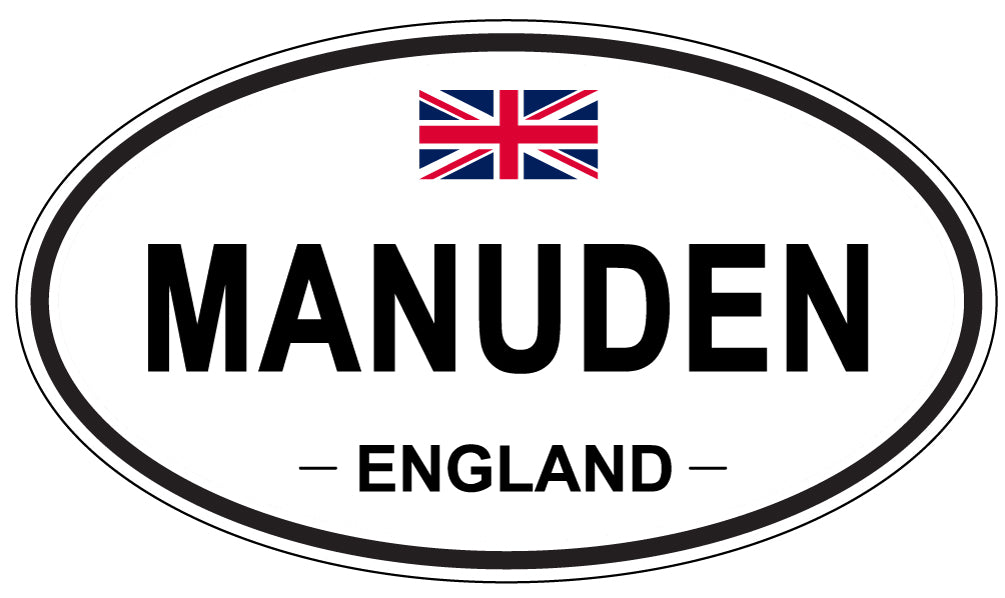 MANUDEN, England - Oval Magnet