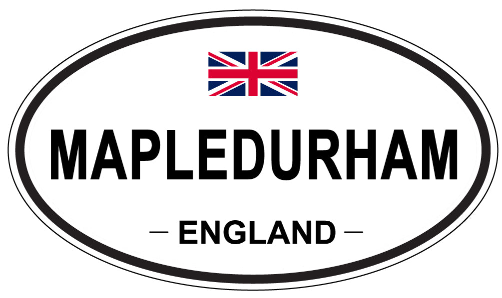 MAPLEDURHAM, ENGLAND - Oval Sticker