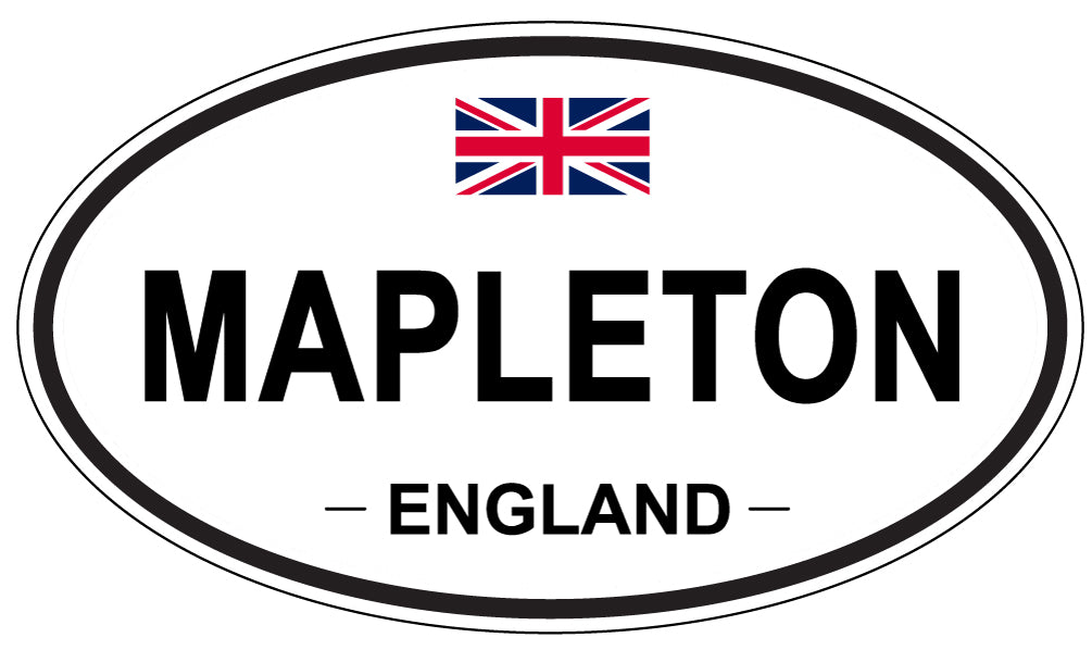 MAPLETON, England - Oval Magnet