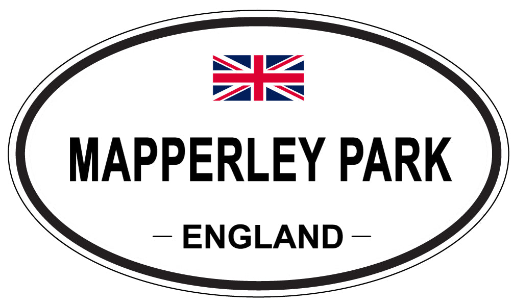 MAPPERLEY PARK, England - Oval Magnet