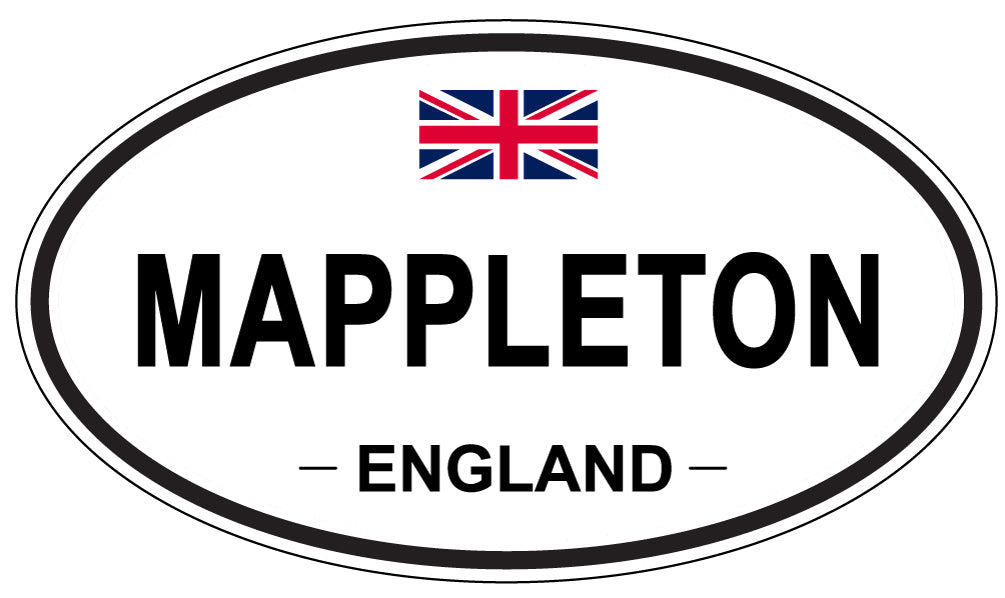 MAPPLETON, England - Oval Magnet