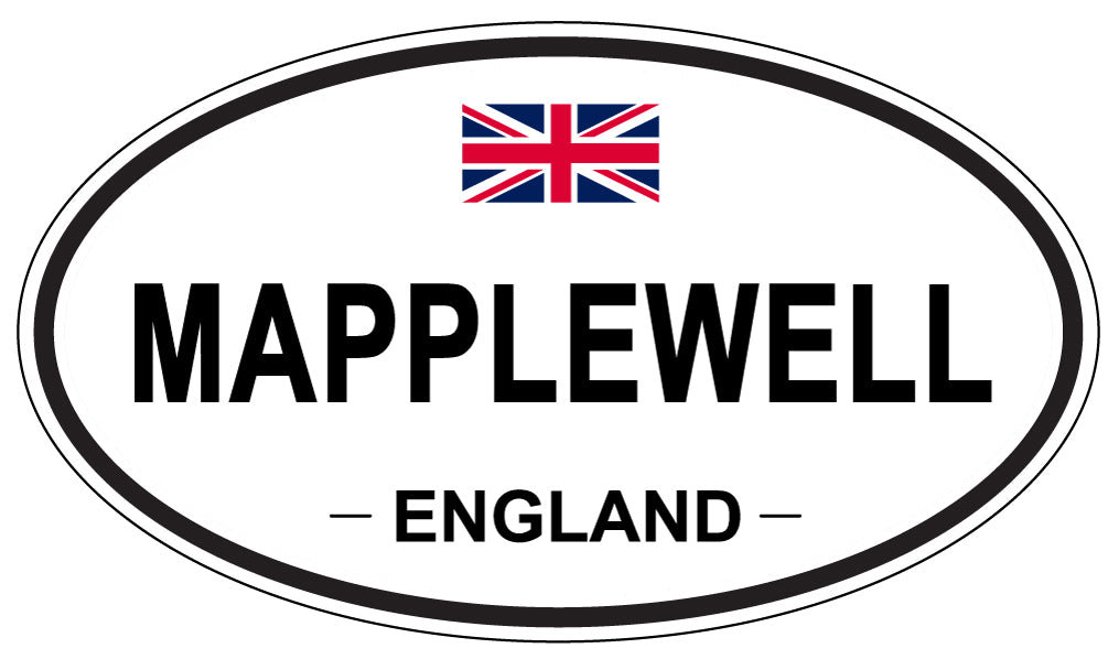 MAPPLEWELL, England - Oval Magnet