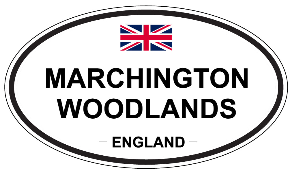 MARCHINGTON WOODLANDS, England - Oval Magnet