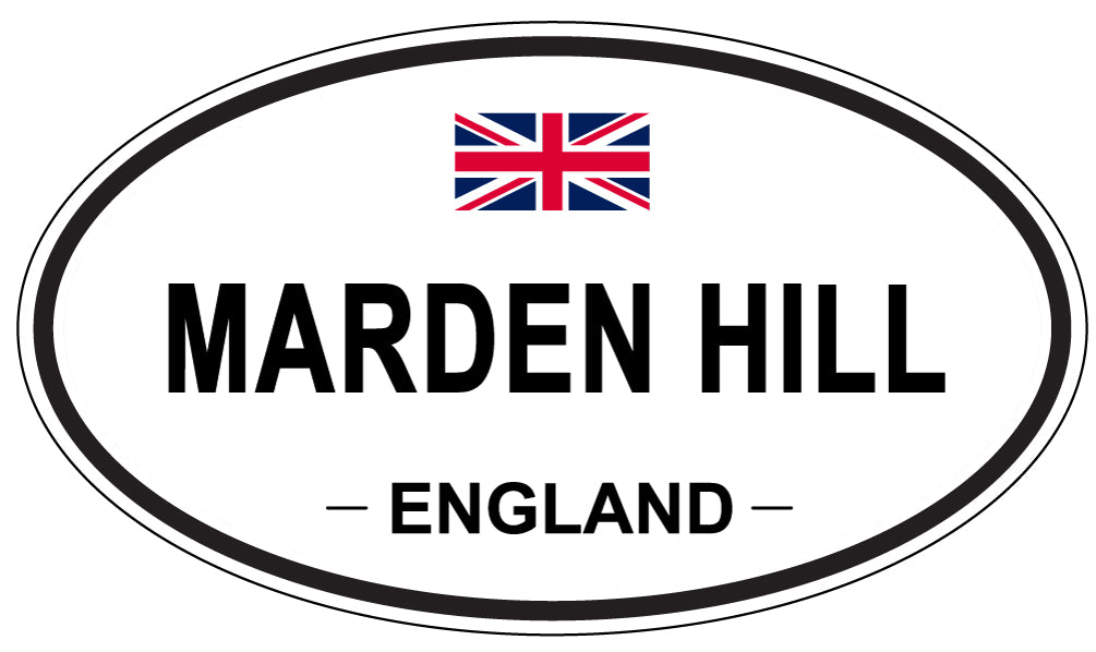 MARDEN HILL, England - Oval Magnet
