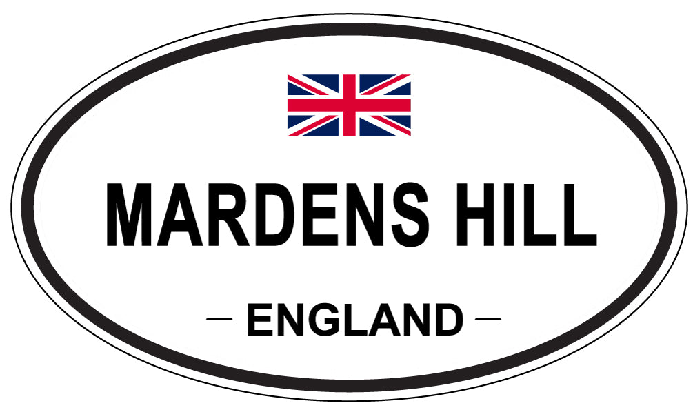 MARDENS HILL, England - Oval Magnet