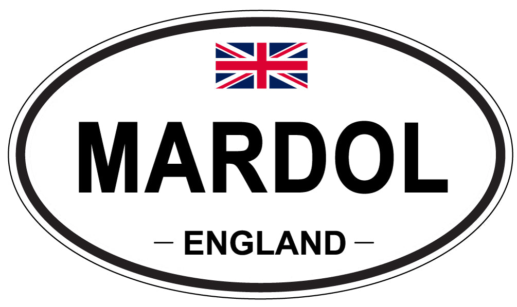 MARDOL, England - Oval Magnet