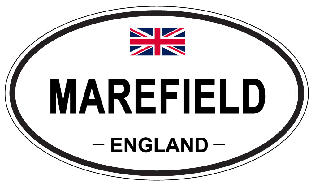 MAREFIELD, England - Oval Magnet
