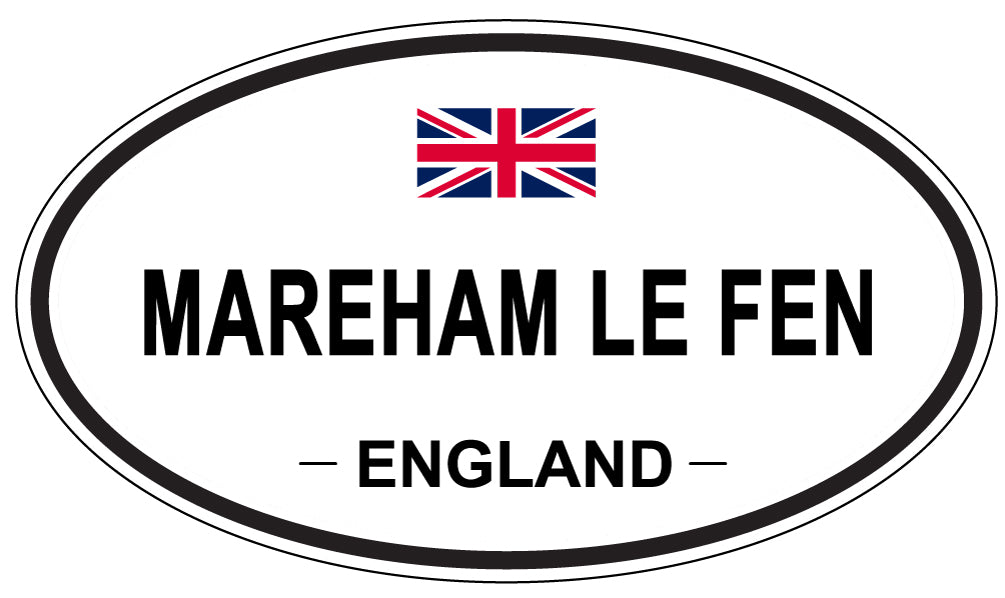 MAREHAM LE FEN, England - Oval Magnet