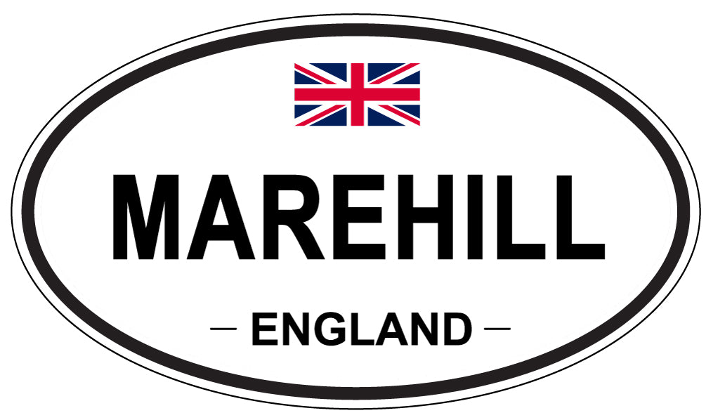 MAREHILL, England - Oval Magnet