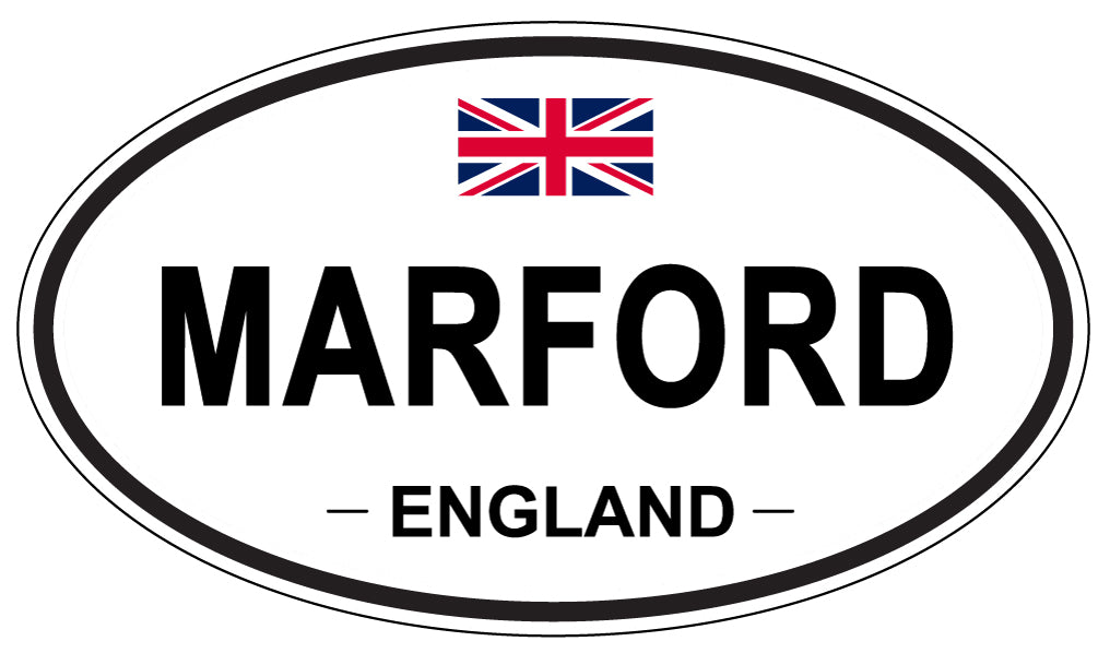 MARFORD, England - Oval Magnet