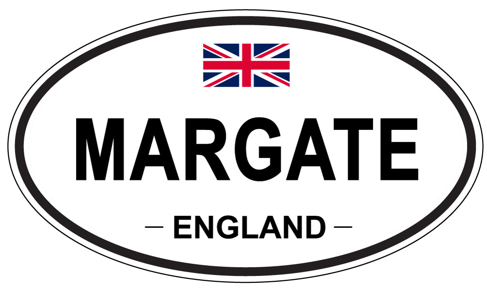 MARGATE, ENGLAND - Oval Sticker