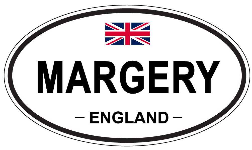 MARGERY, England - Oval Magnet