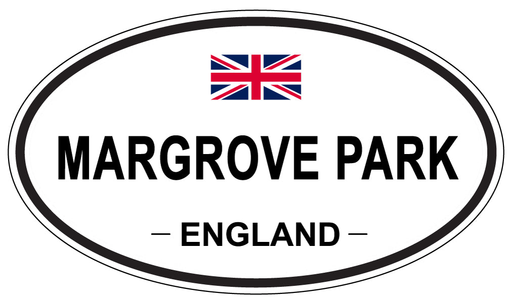 MARGROVE PARK, ENGLAND - Oval Sticker