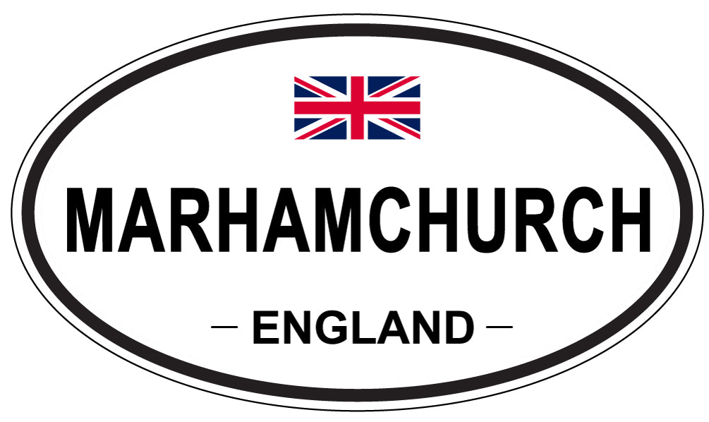 MARHAMCHURCH, England - Oval Magnet