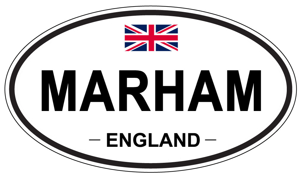 MARHAM, England - Oval Magnet