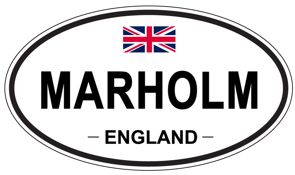 MARHOLM, England - Oval Magnet