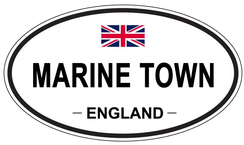 MARINE TOWN, England - Oval Magnet