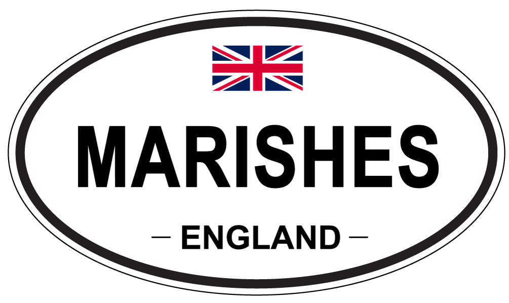MARISHES, England - Oval Magnet
