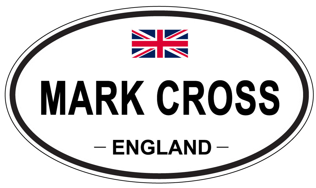 MARK CROSS, England - Oval Magnet