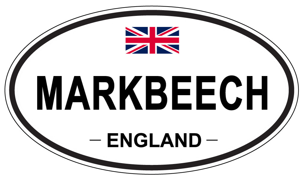 MARKBEECH, England - Oval Magnet