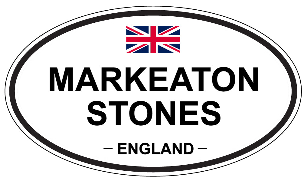 MARKEATON STONES, England - Oval Magnet