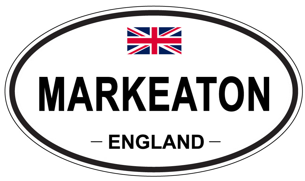 MARKEATON, England - Oval Magnet