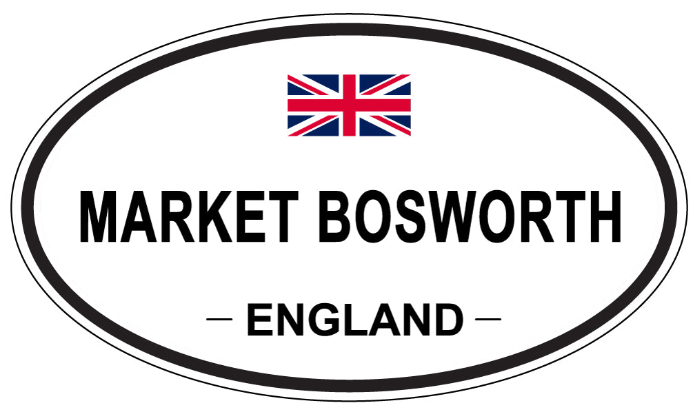 MARKET BOSWORTH, England - Oval Magnet