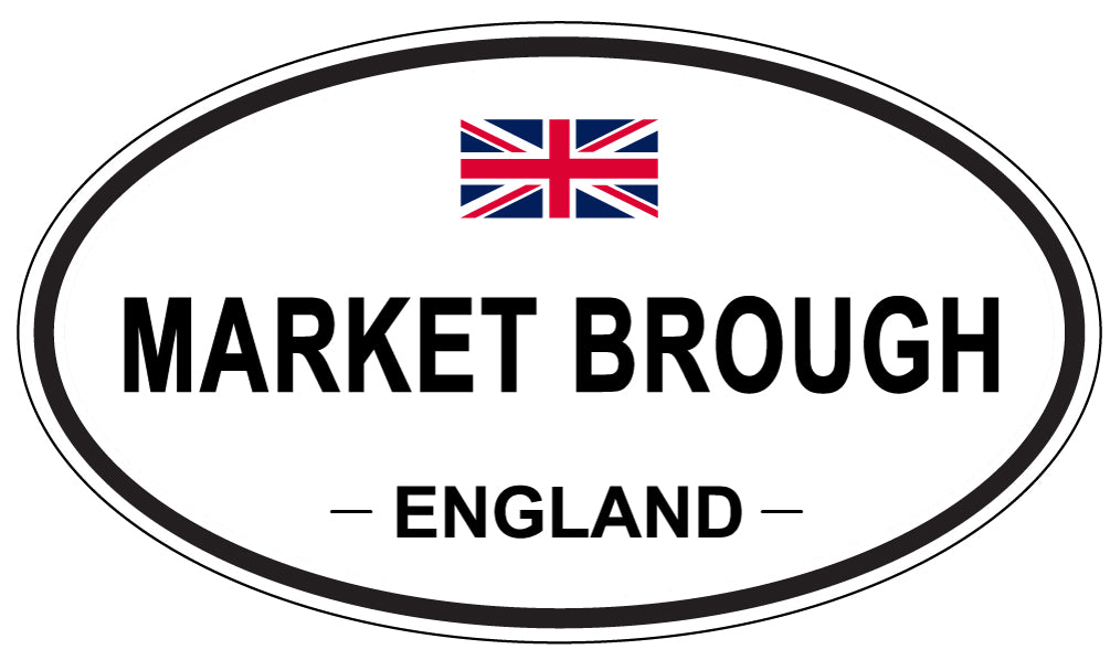 MARKET BROUGH, England - Oval Magnet