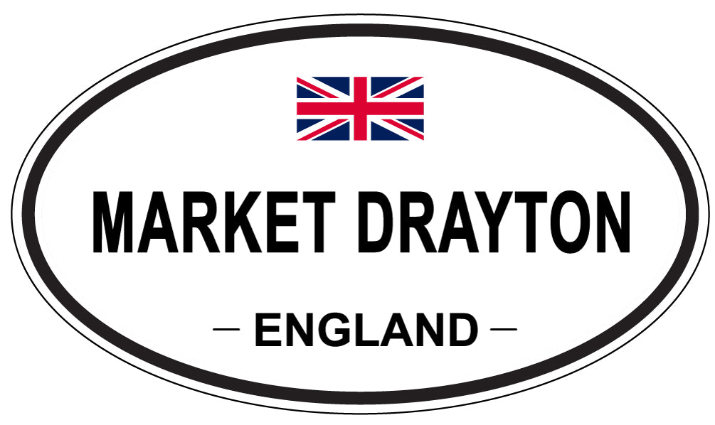 MARKET DRAYTON, England - Oval Magnet