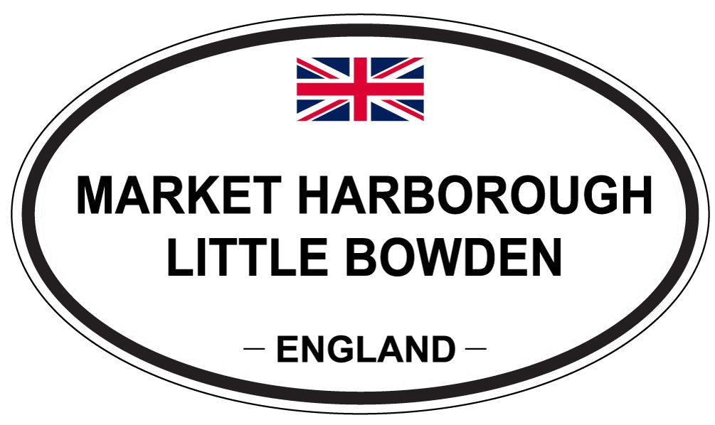 MARKET HARBOROUGH LITTLE BOWDEN, England - Oval Magnet