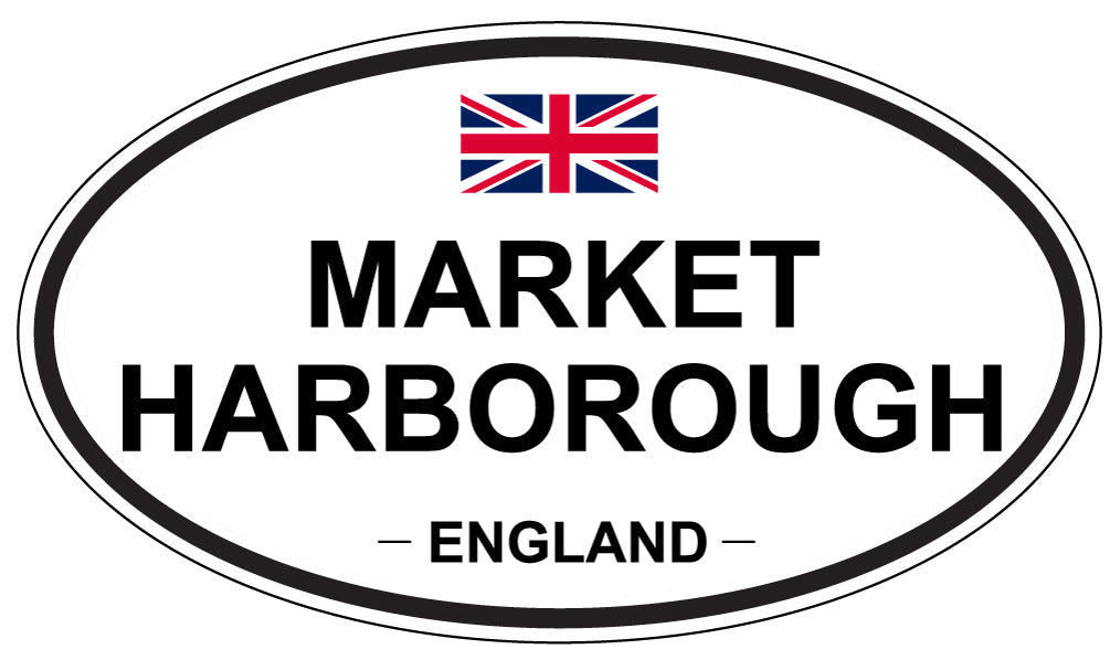 MARKET HARBOROUGH, England - Oval Magnet