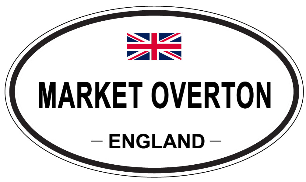 MARKET OVERTON, England - Oval Magnet